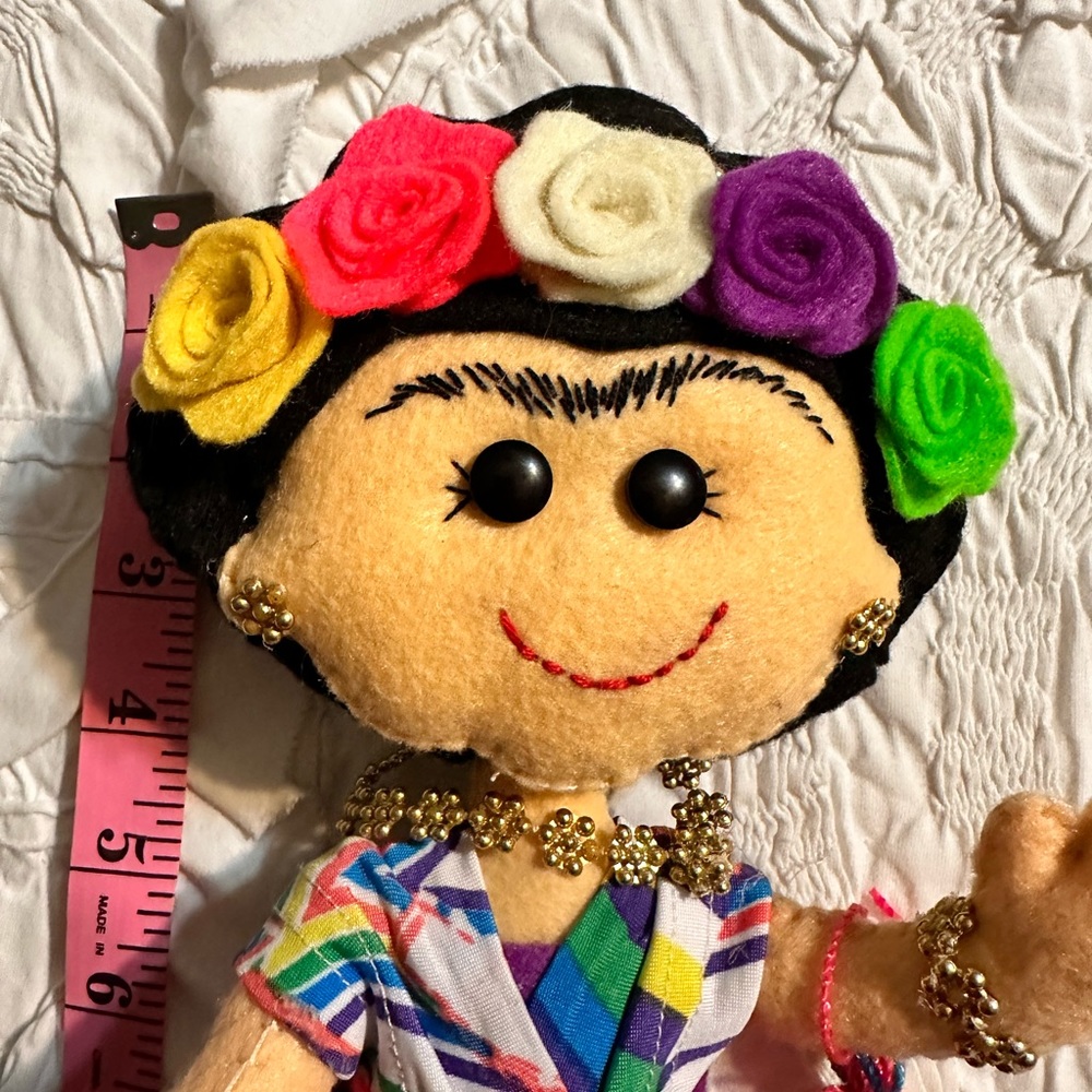 Frida Kahlo handmade doll 💗 - Picture 5 of 7